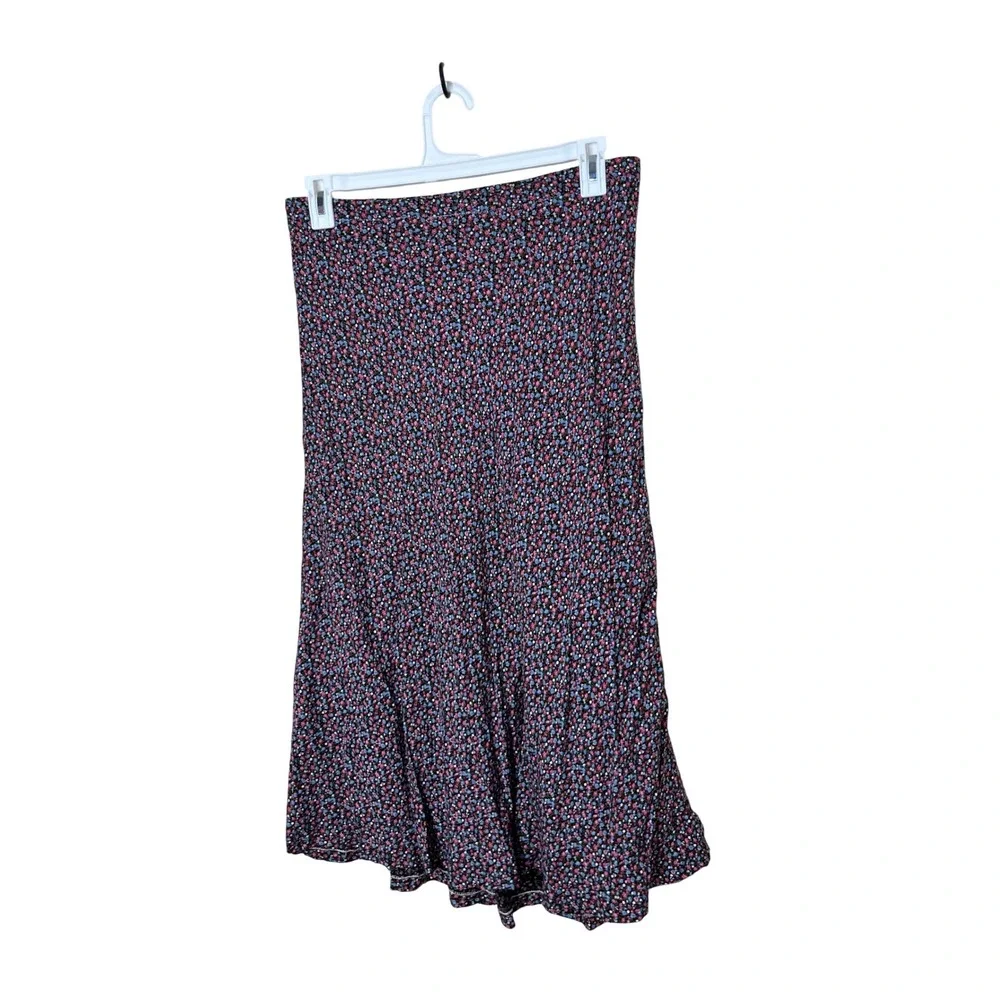Vintage‎ Mademoiselle Floral Maxi Skirt 90s, 34 inch waist